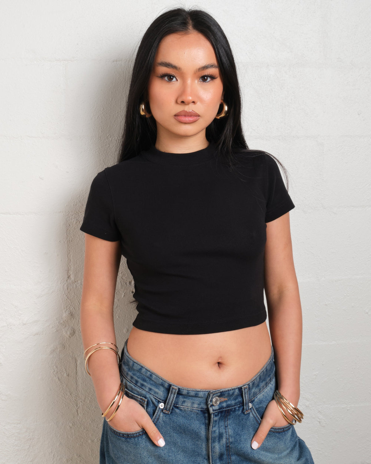 Baby Tee 2 Pack: Black, Natural product image 3