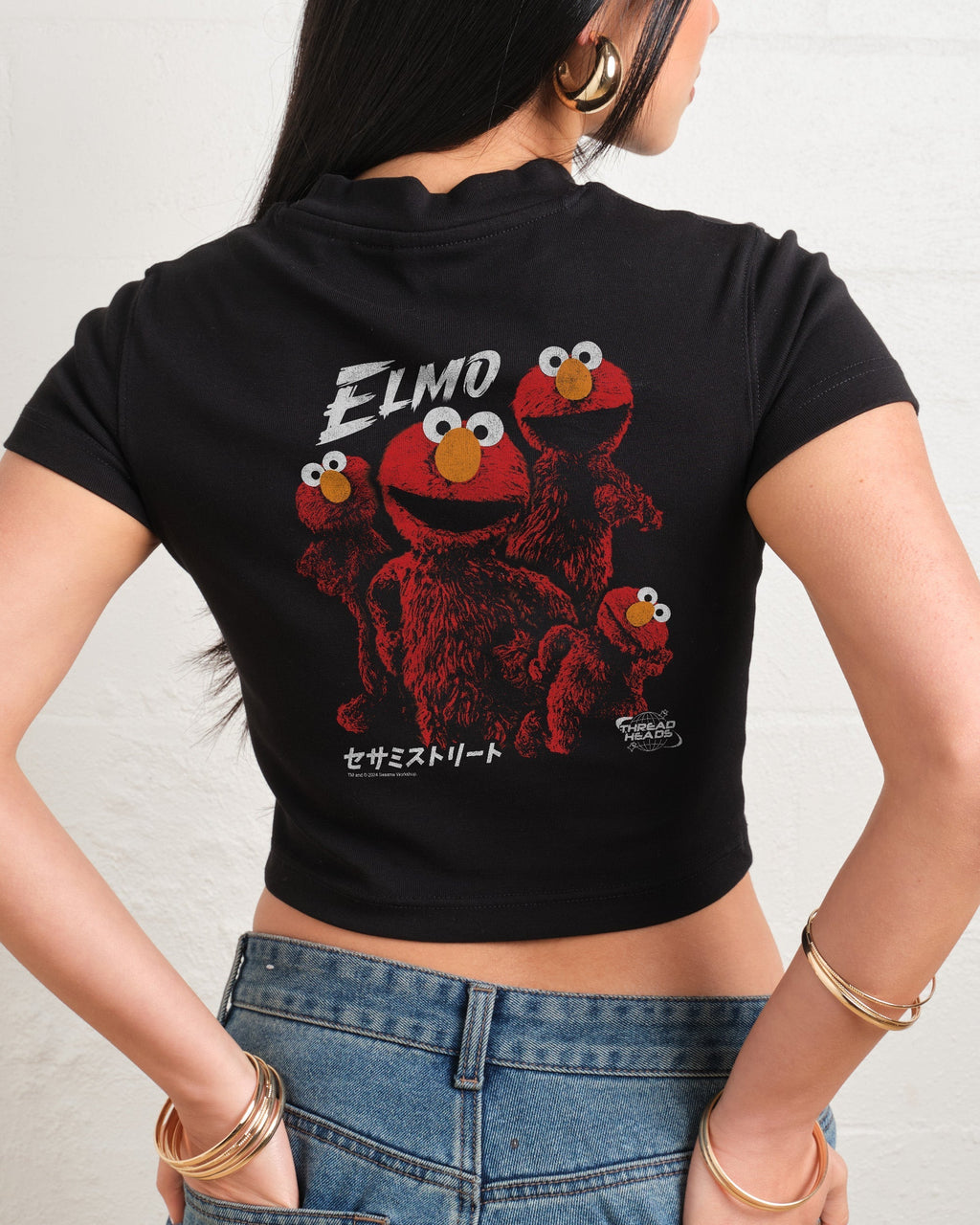 Tokyo Elmo Front and Back Baby Tee product image 1