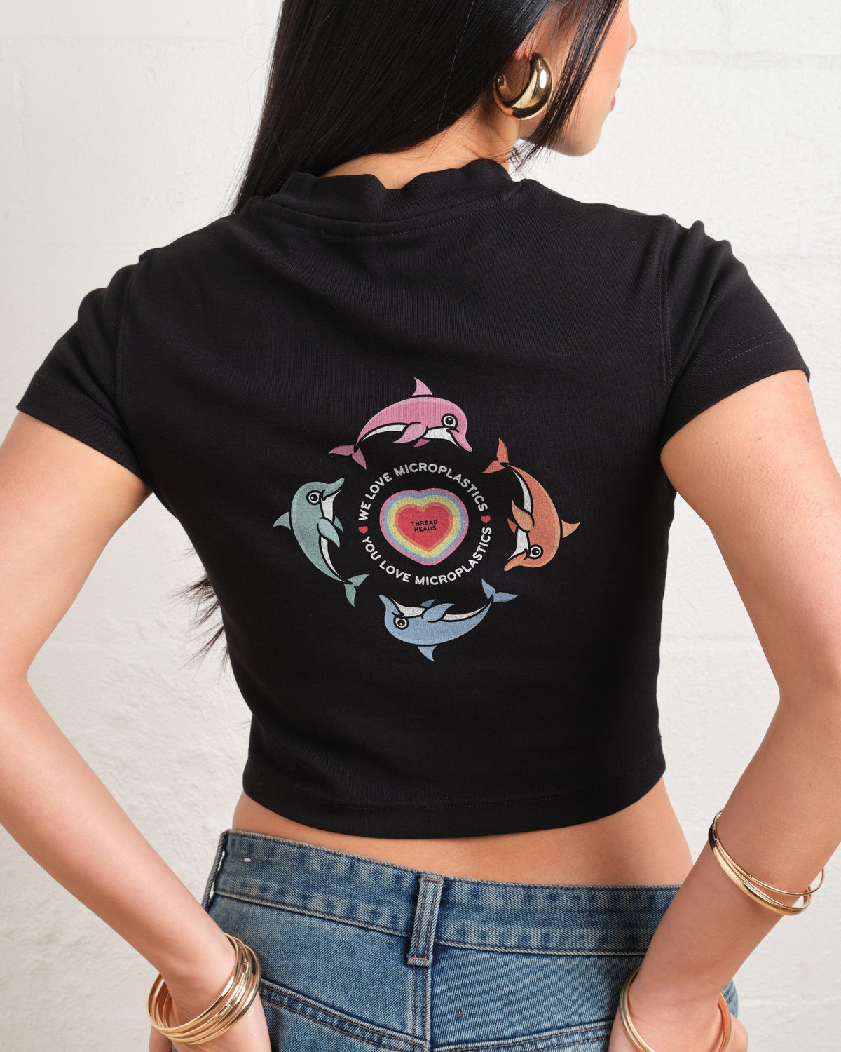 We Love Microplastics Baby Tee product image 2