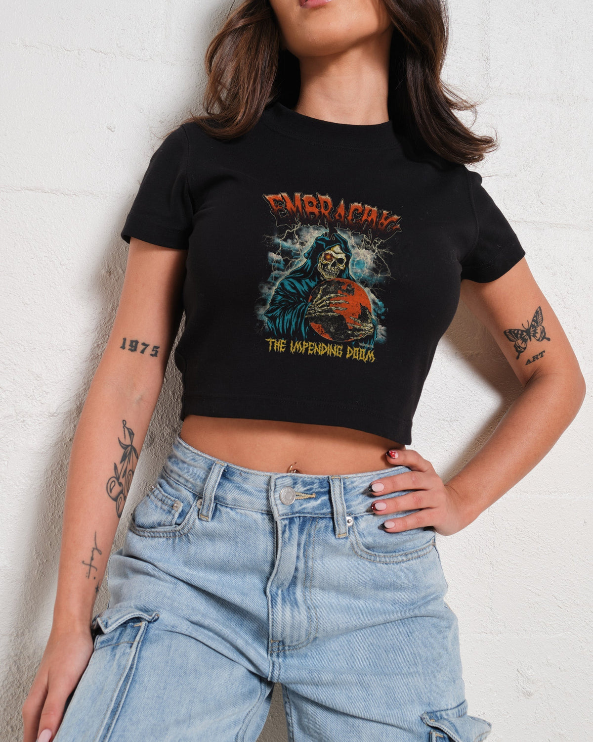 Embracing The Impending Doom Baby Tee product image 1