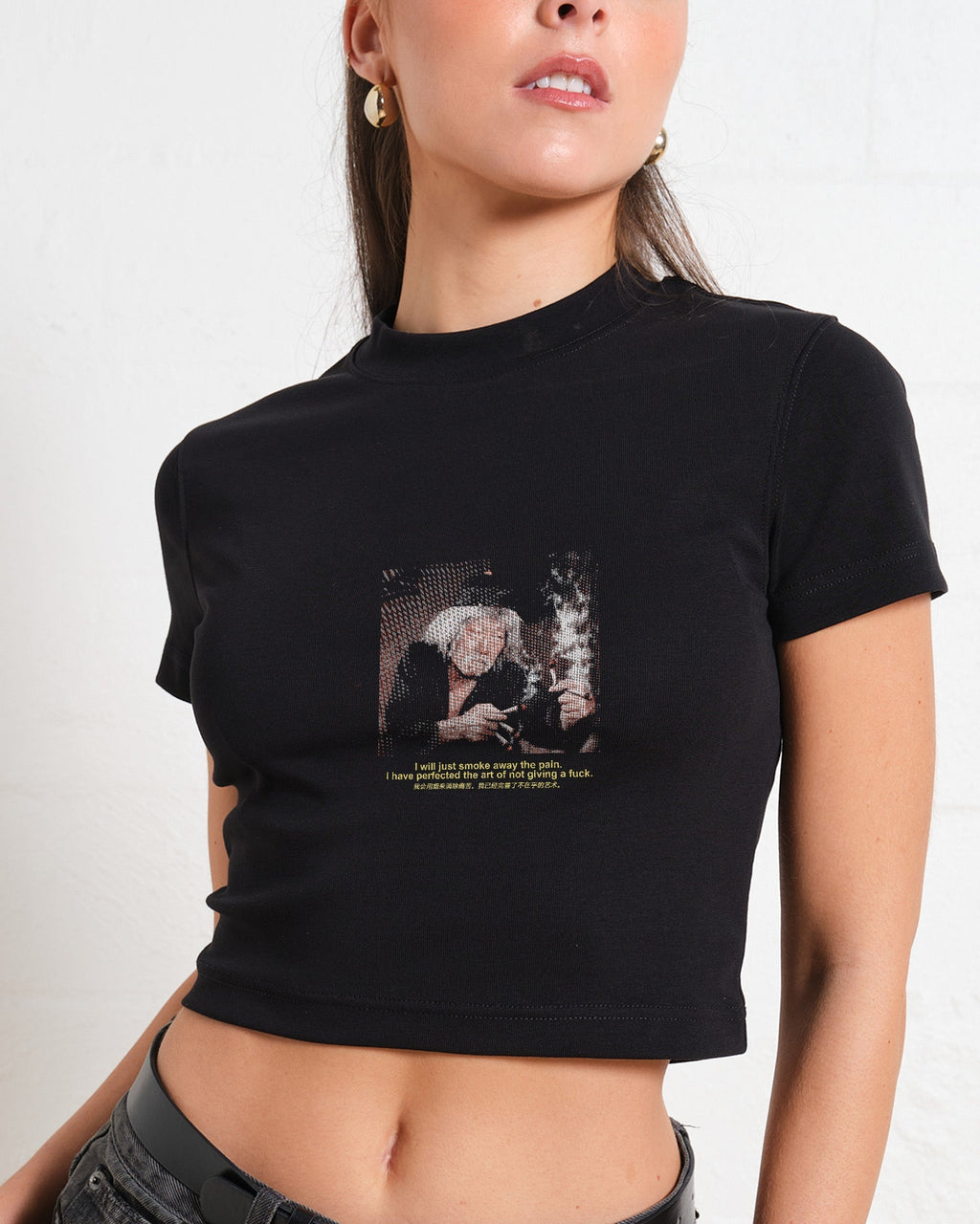 Smoke The Pain Away Baby Tee product image 3