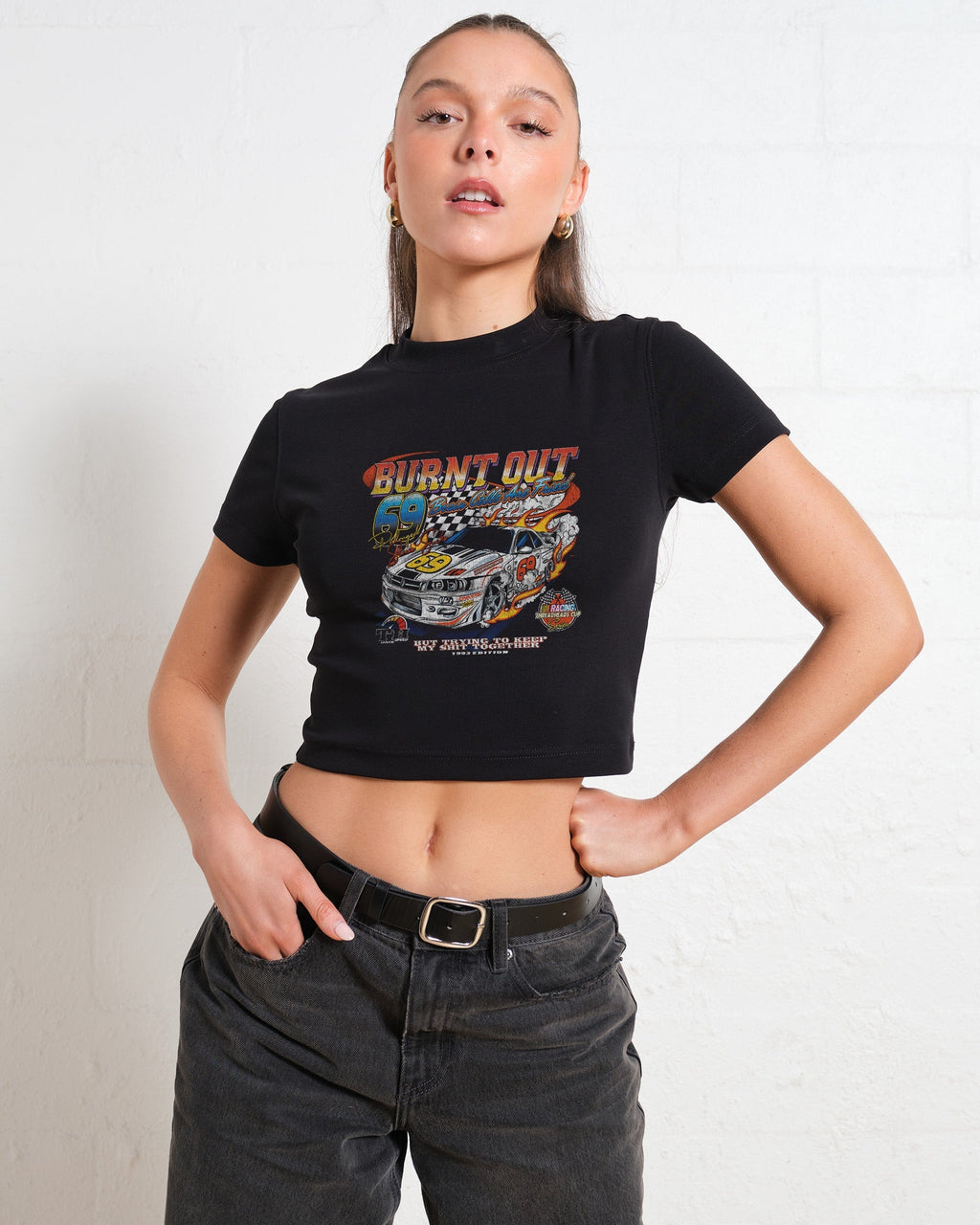 Burnt Out Baby Tee product image 1
