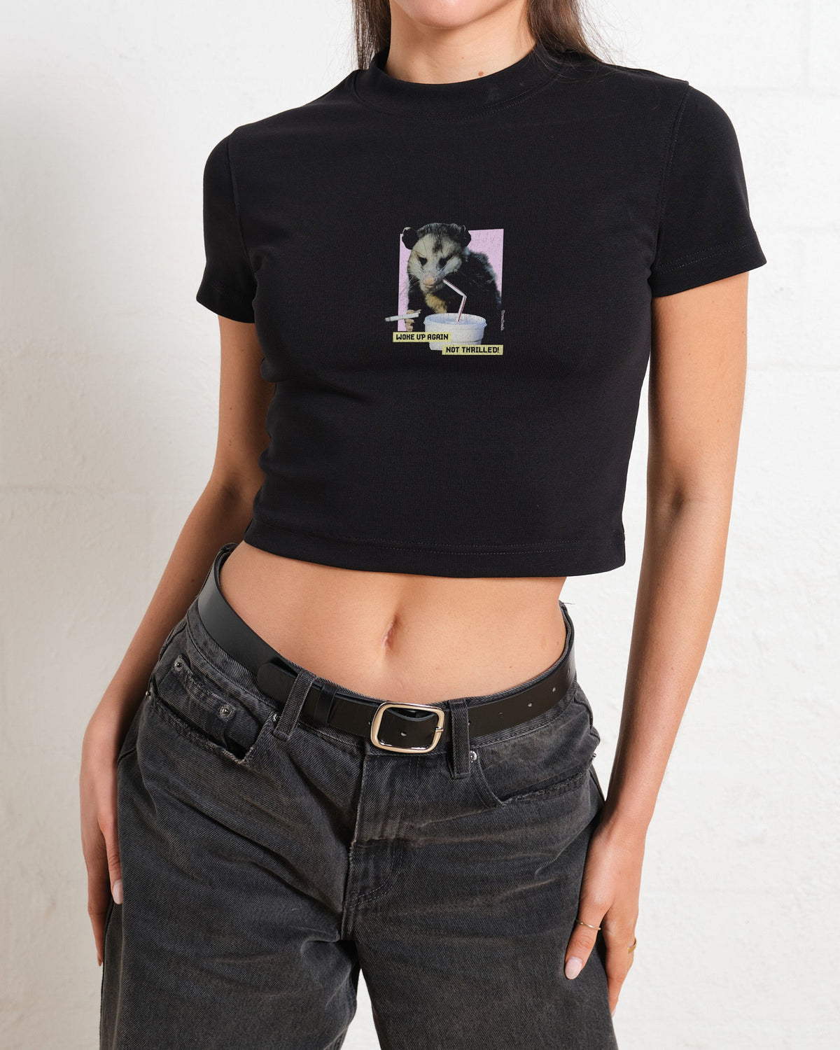 Woke Up Again, Not Thrilled Baby Tee product image 1