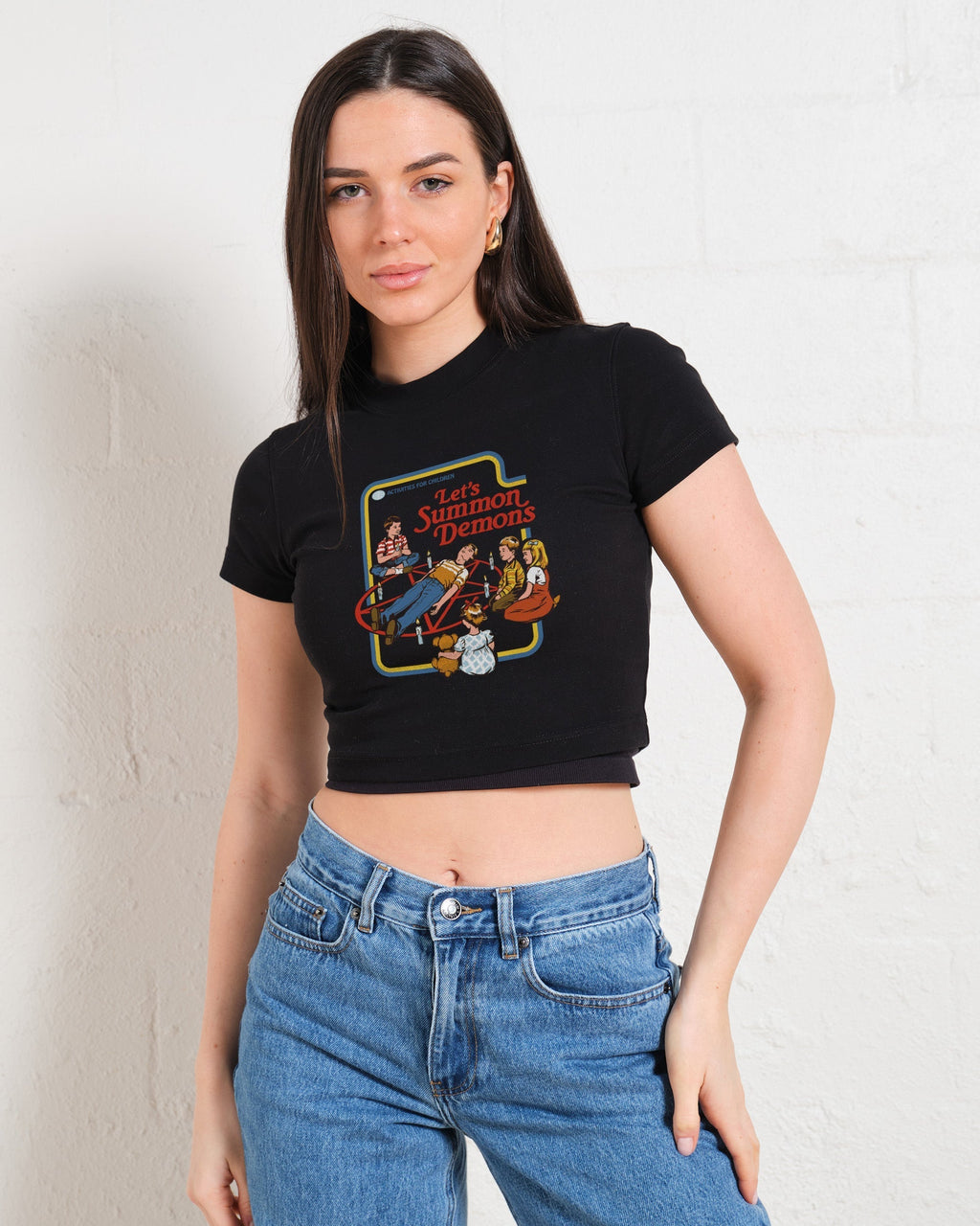 Let's Summon Demons Baby Tee product image 2