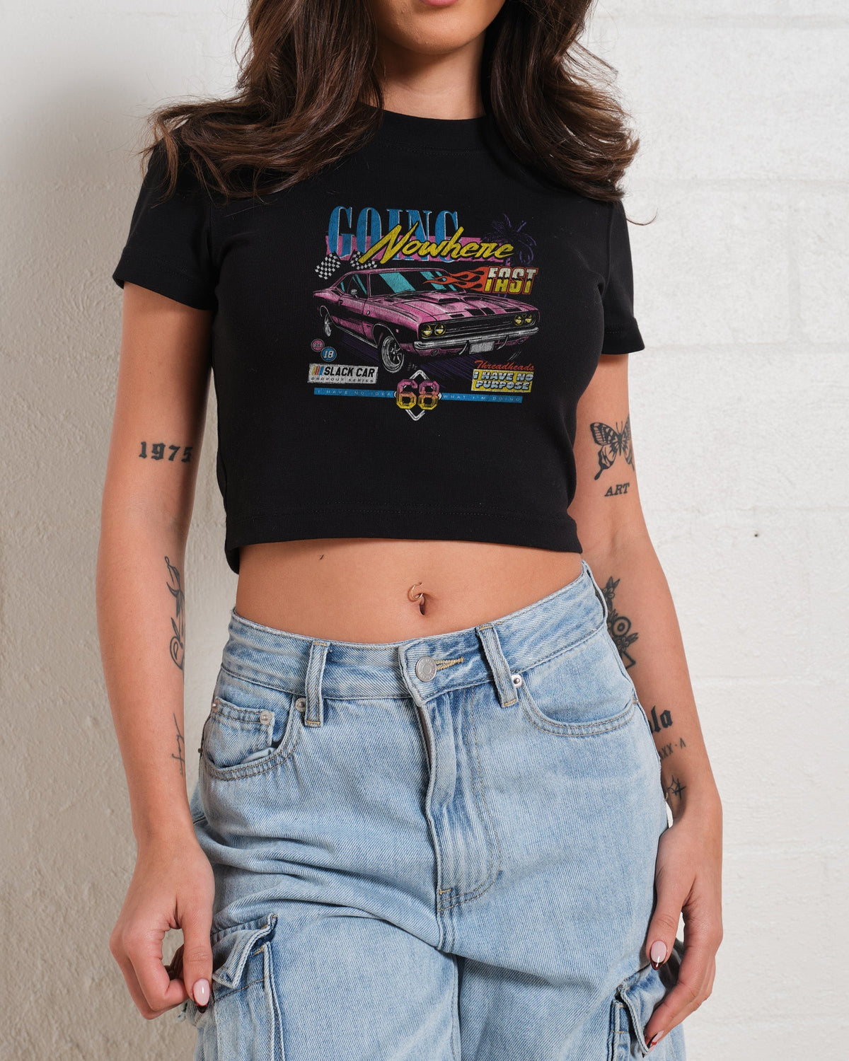 Going Nowhere Fast Baby Tee product image 2