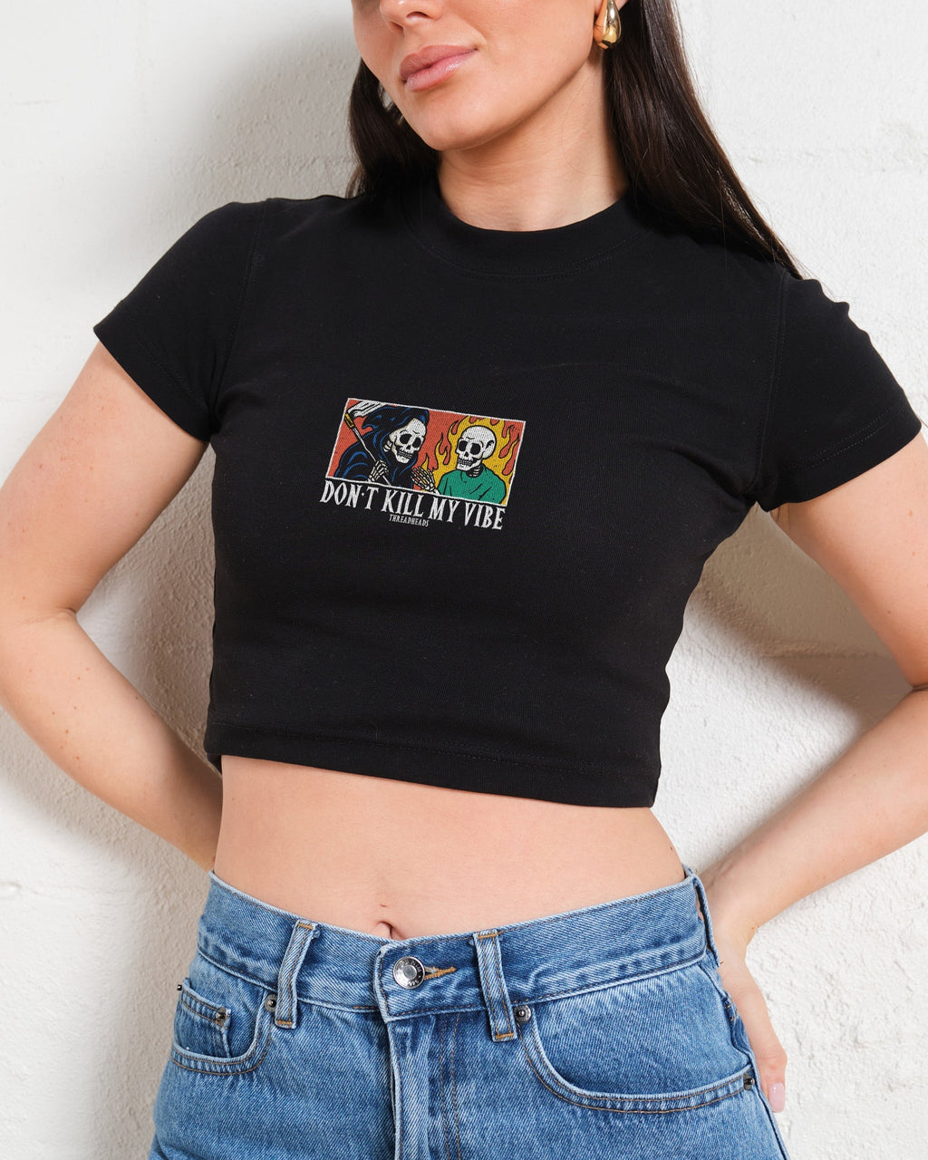 Don't Kill My Vibe Baby Tee product image 1