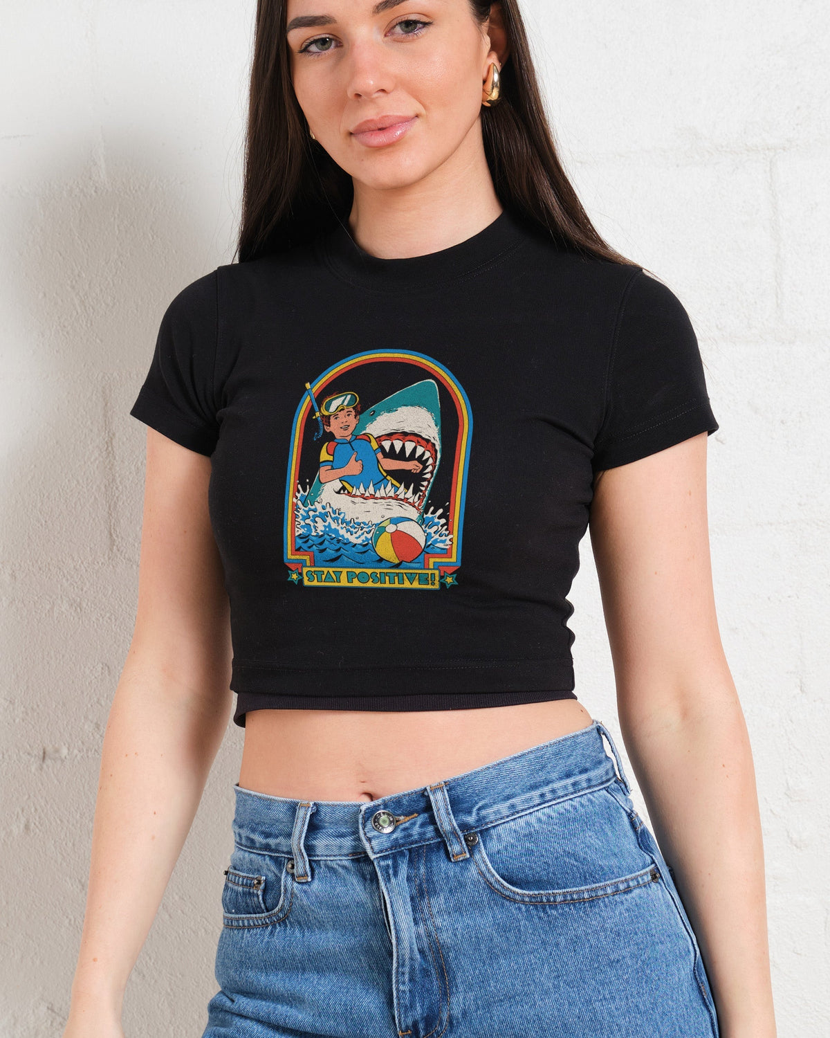 Stay Positive Baby Tee product image 2