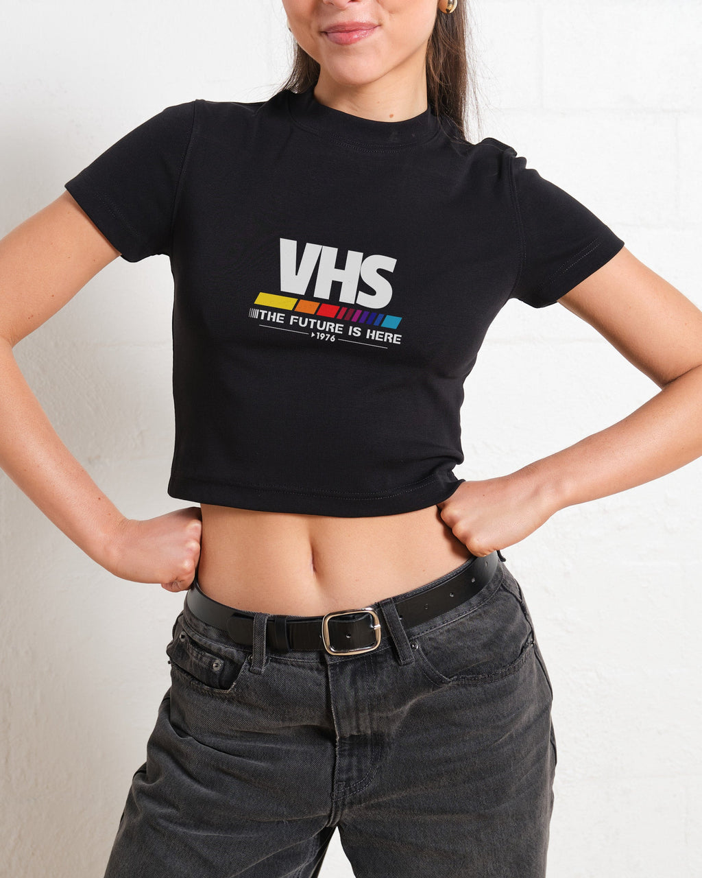 VHS - The Future is Now Baby Tee product image 1