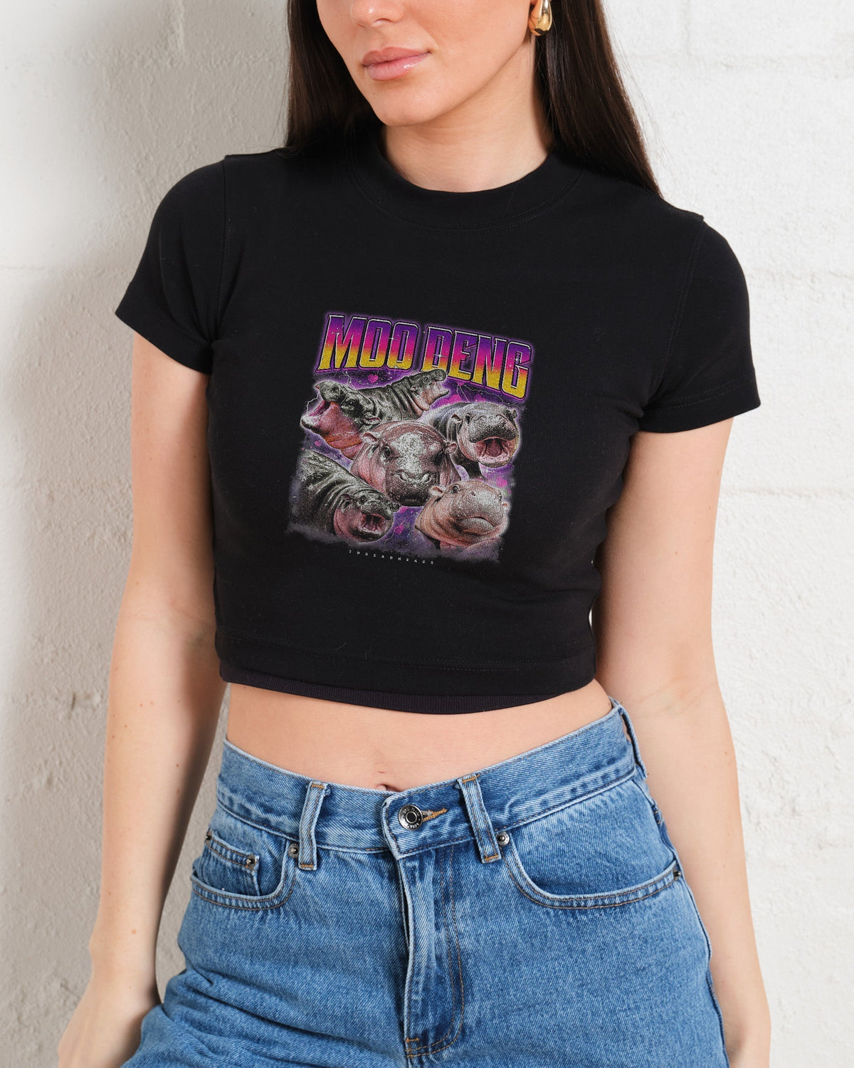 Moo Deng Baby Tee product image 1
