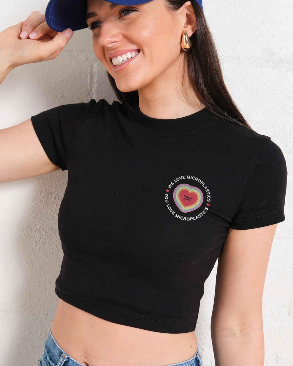 We Love Microplastics Baby Tee product image 1