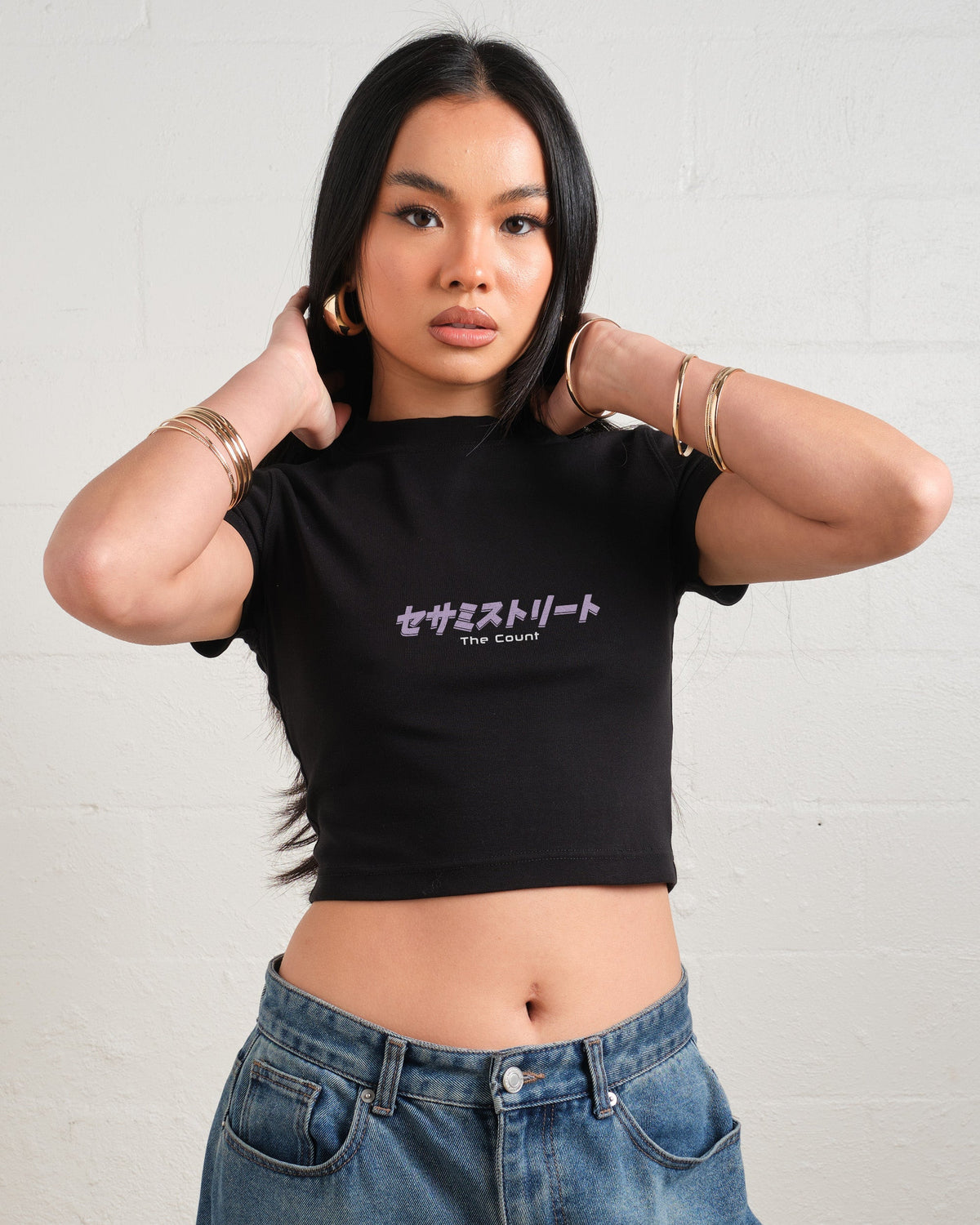 Japan Count Front and Back Baby Tee product image 2