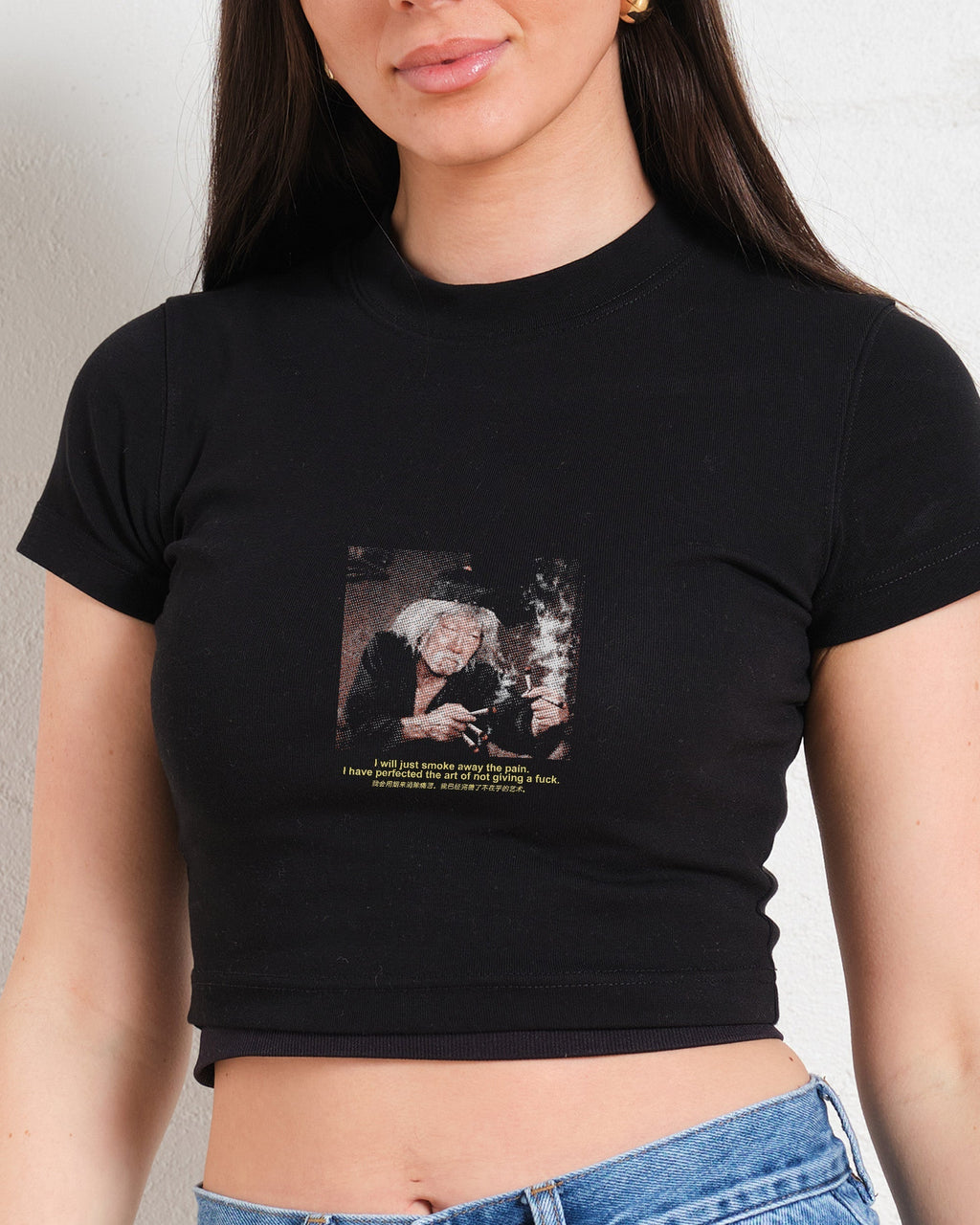 Smoke The Pain Away Baby Tee product image 2
