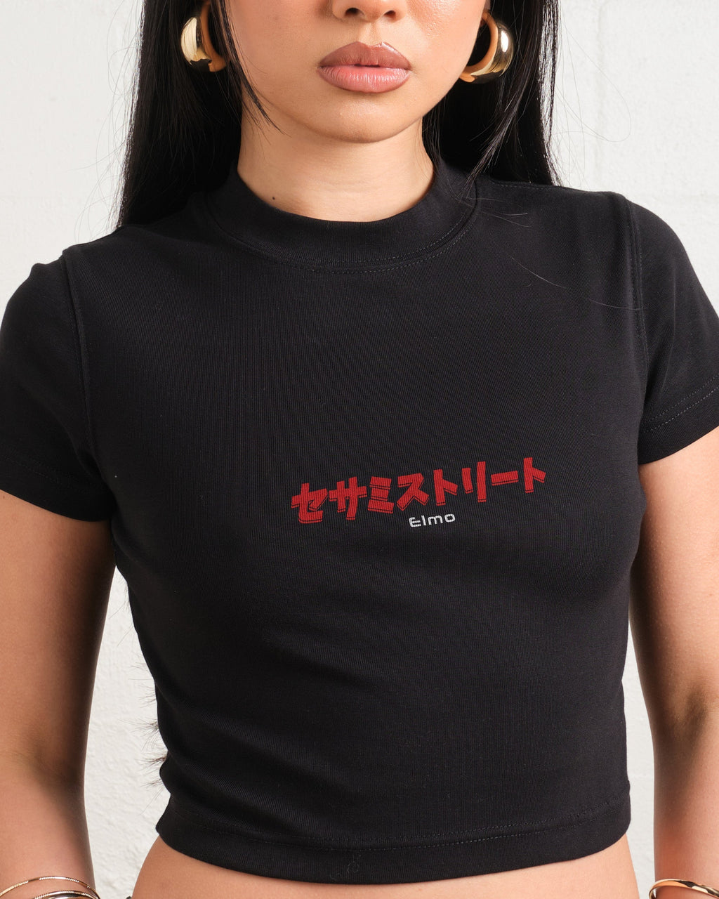 Tokyo Elmo Front and Back Baby Tee product image 2