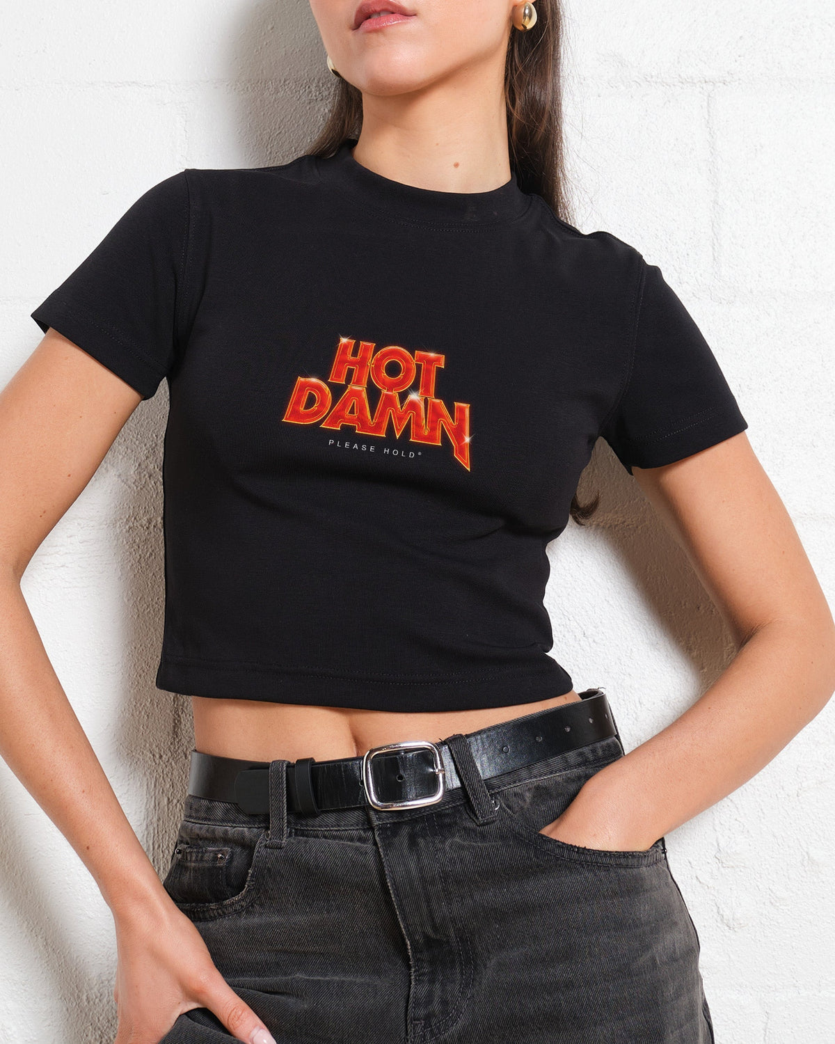 Hot Damn Baby Tee product image 2