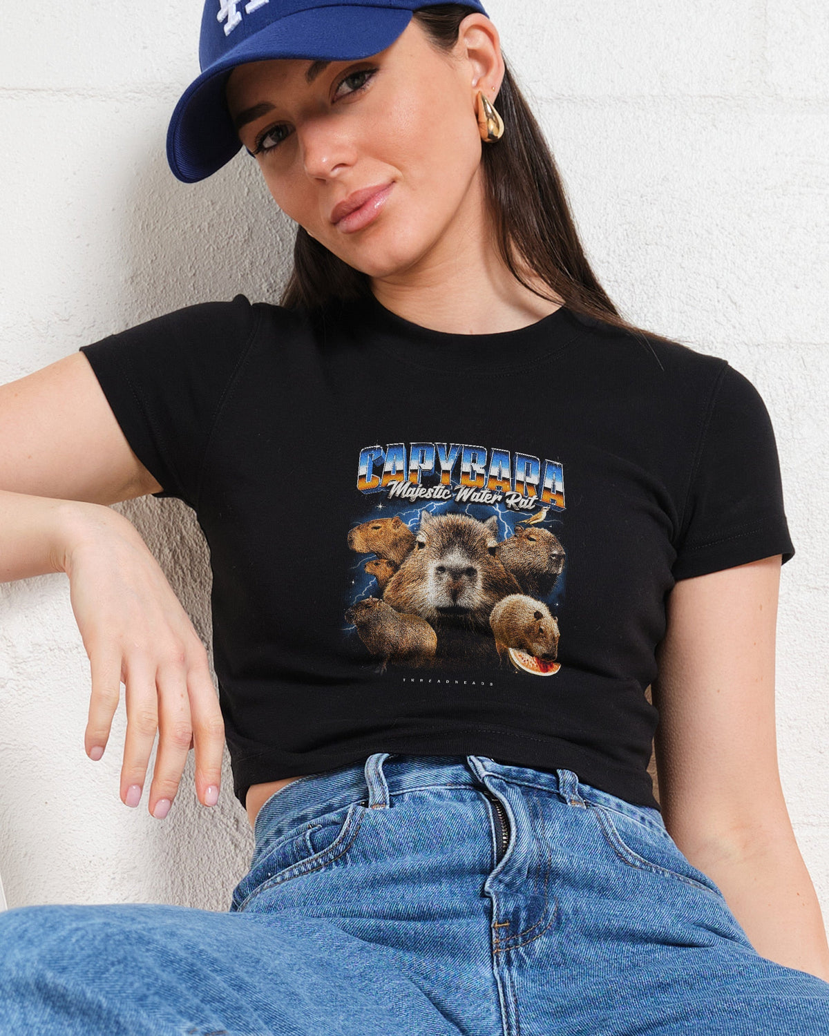 Capybara Water Rat Baby Tee product image 2