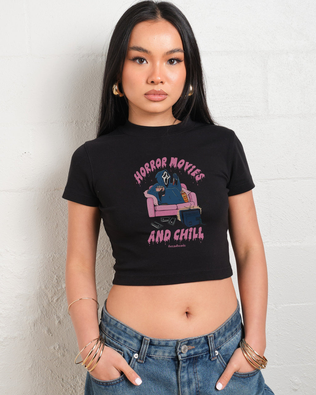 Horror Movies and Chill Baby Tee product image 1