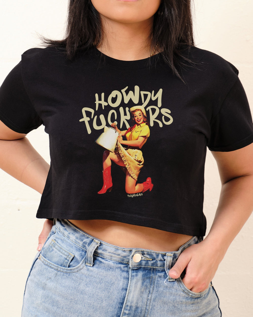 Howdy F*ckers Crop Tee product image 2