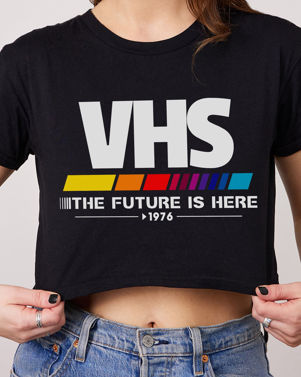 VHS - The Future is Now Crop Tee product image 1