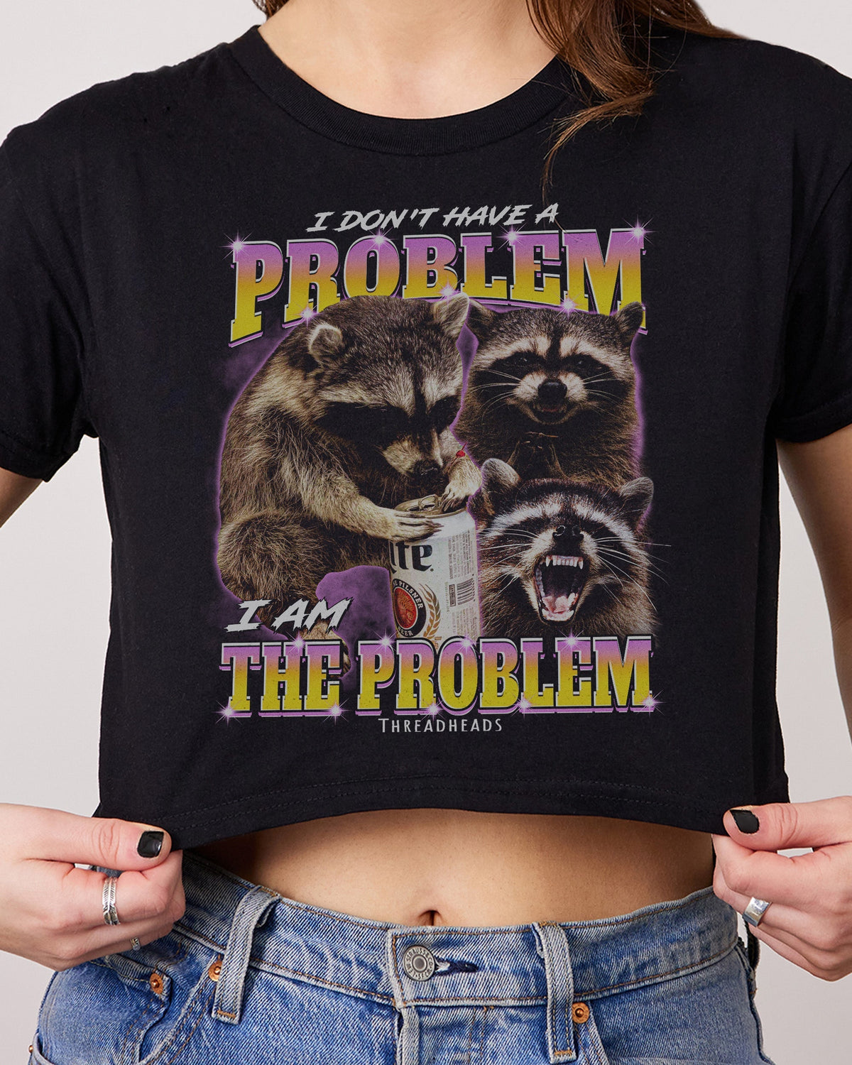 I Am The Problem Crop Tee product image 1