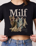Man I Love Felines Crop Tee product image 1