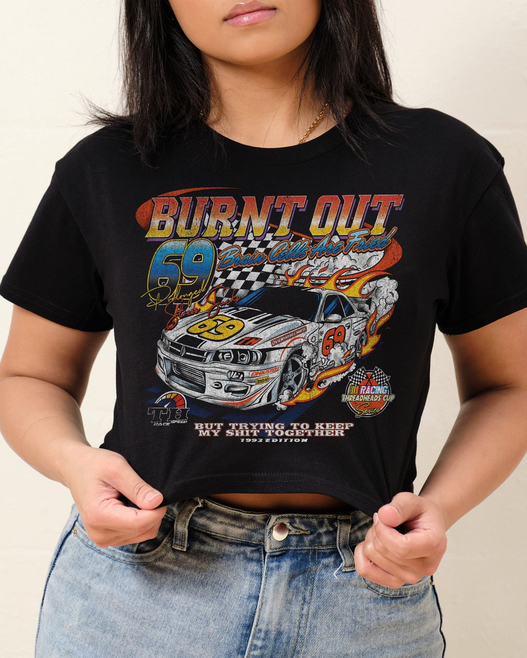 Burnt Out Crop Tee product image 1