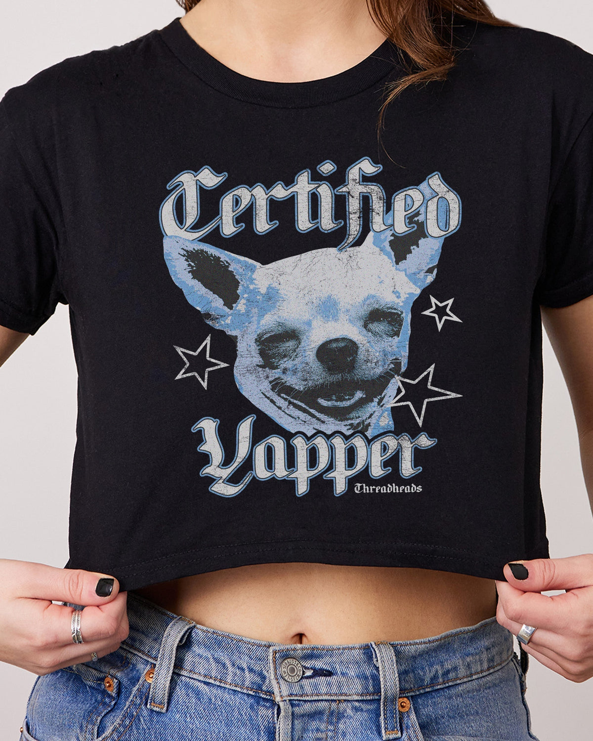 Certified Yapper Crop Tee product image 1