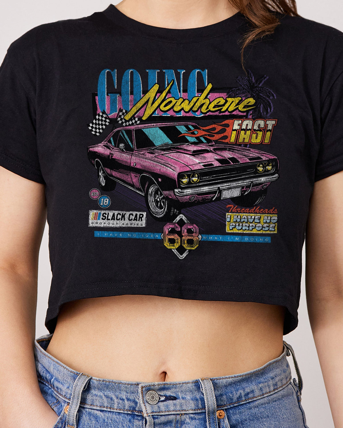 Going Nowhere Fast Crop Tee product image 3