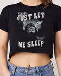 Just Let Me Sleep Dracula Crop Tee product image 1