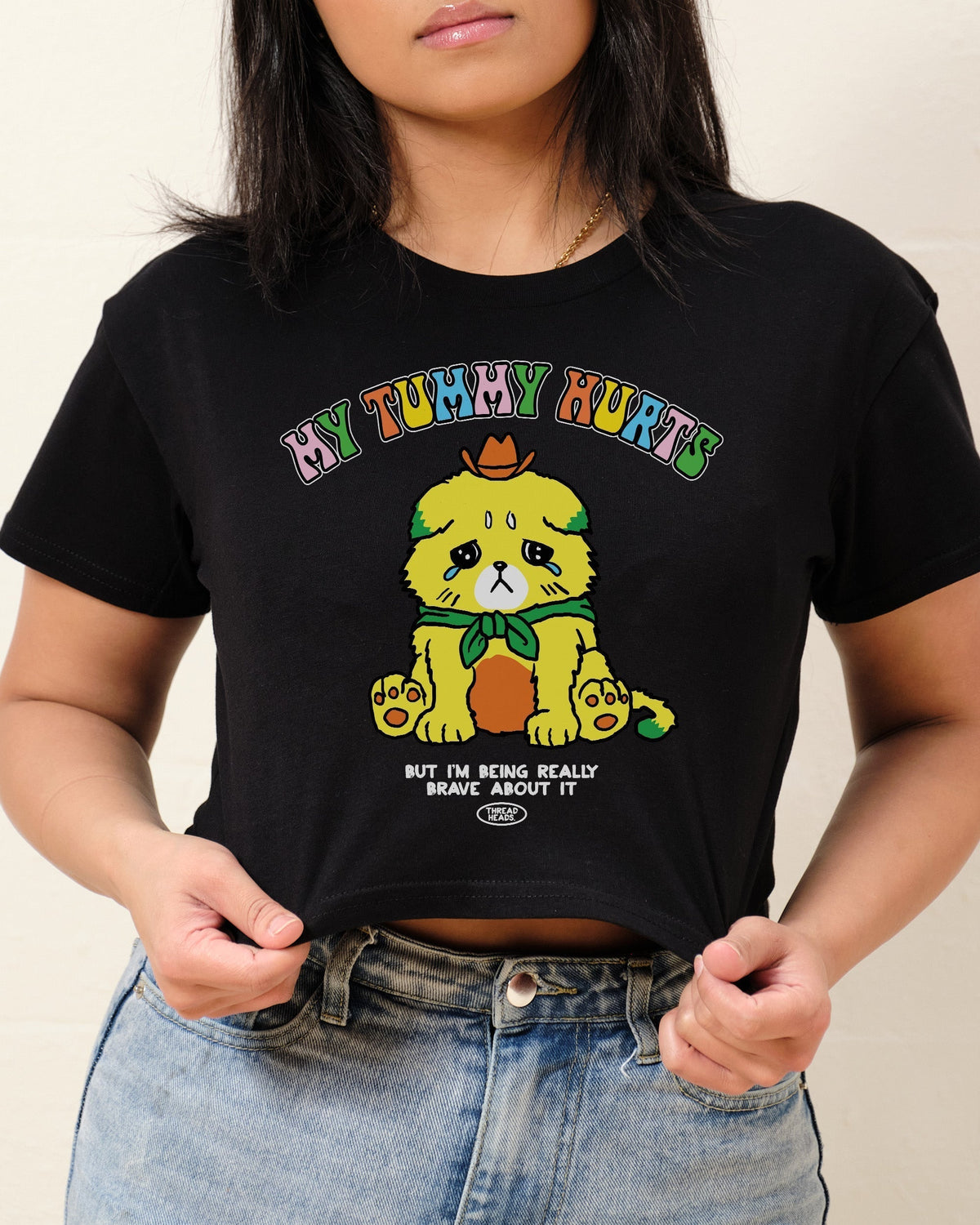 My Tummy Hurts Crop Tee product image 1
