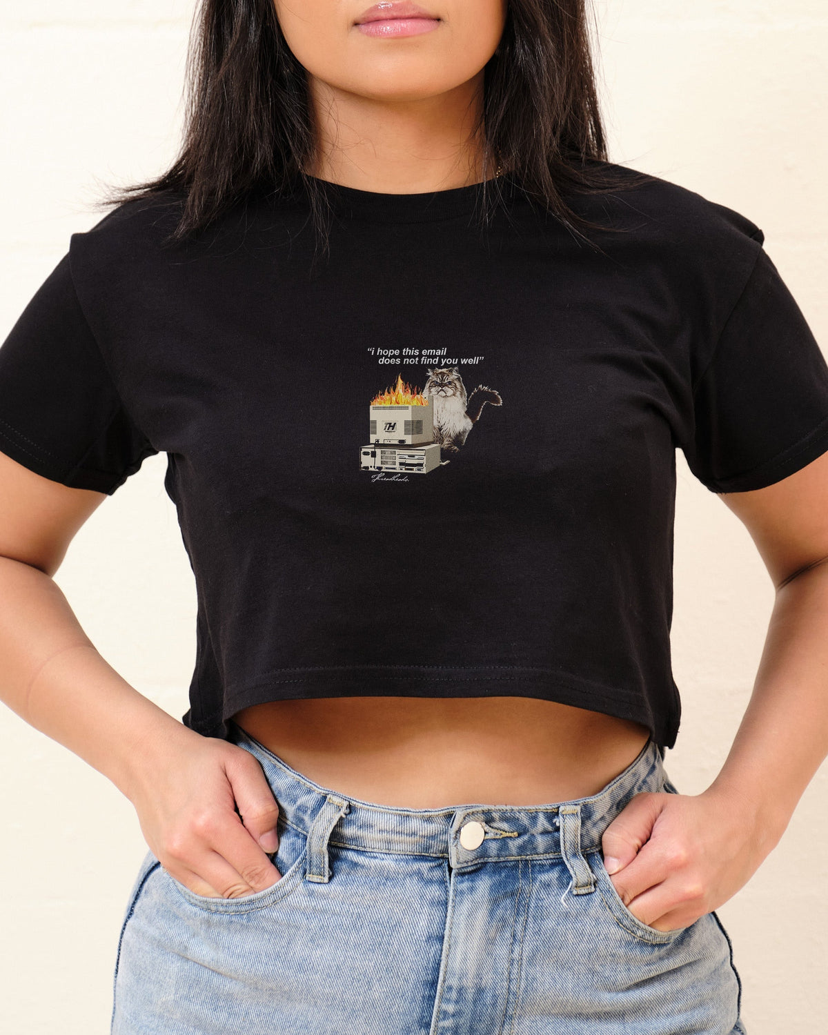 I Hope This Email Crop Tee product image 1