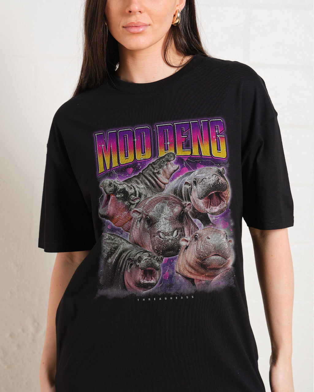 Moo Deng Oversized Tee product image 2