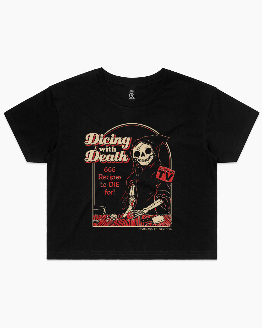 Dicing With Death Crop Tee product image 1