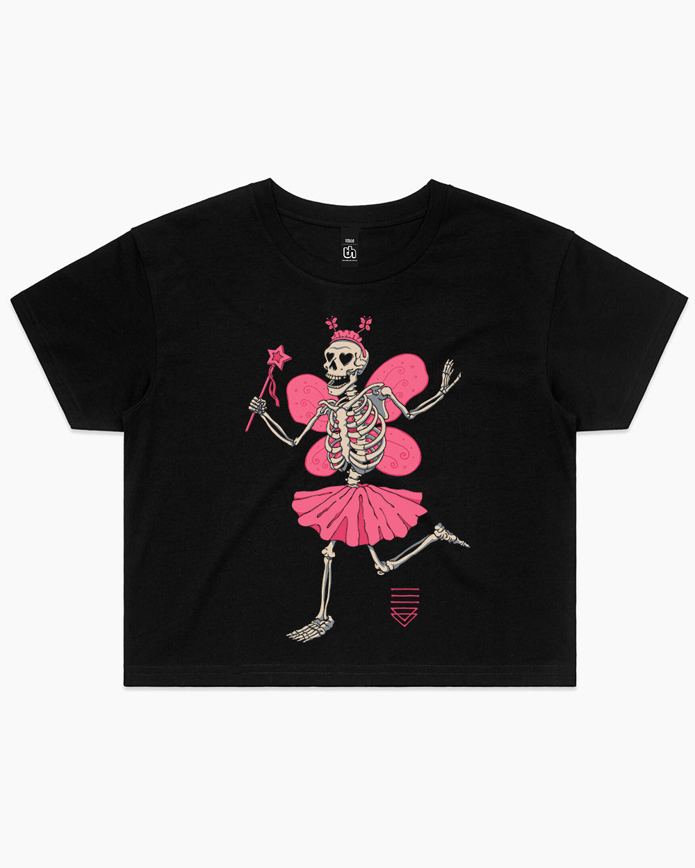 Fairy Skull Lover Crop Tee product image 1