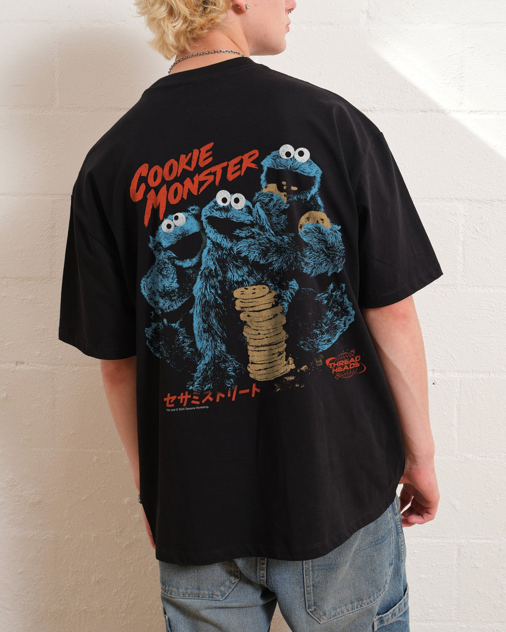 Cookie Kaiju Front and Back Oversized Tee product image 3