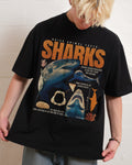 Quick Animal Facts - Sharks Oversized Tee product image 1