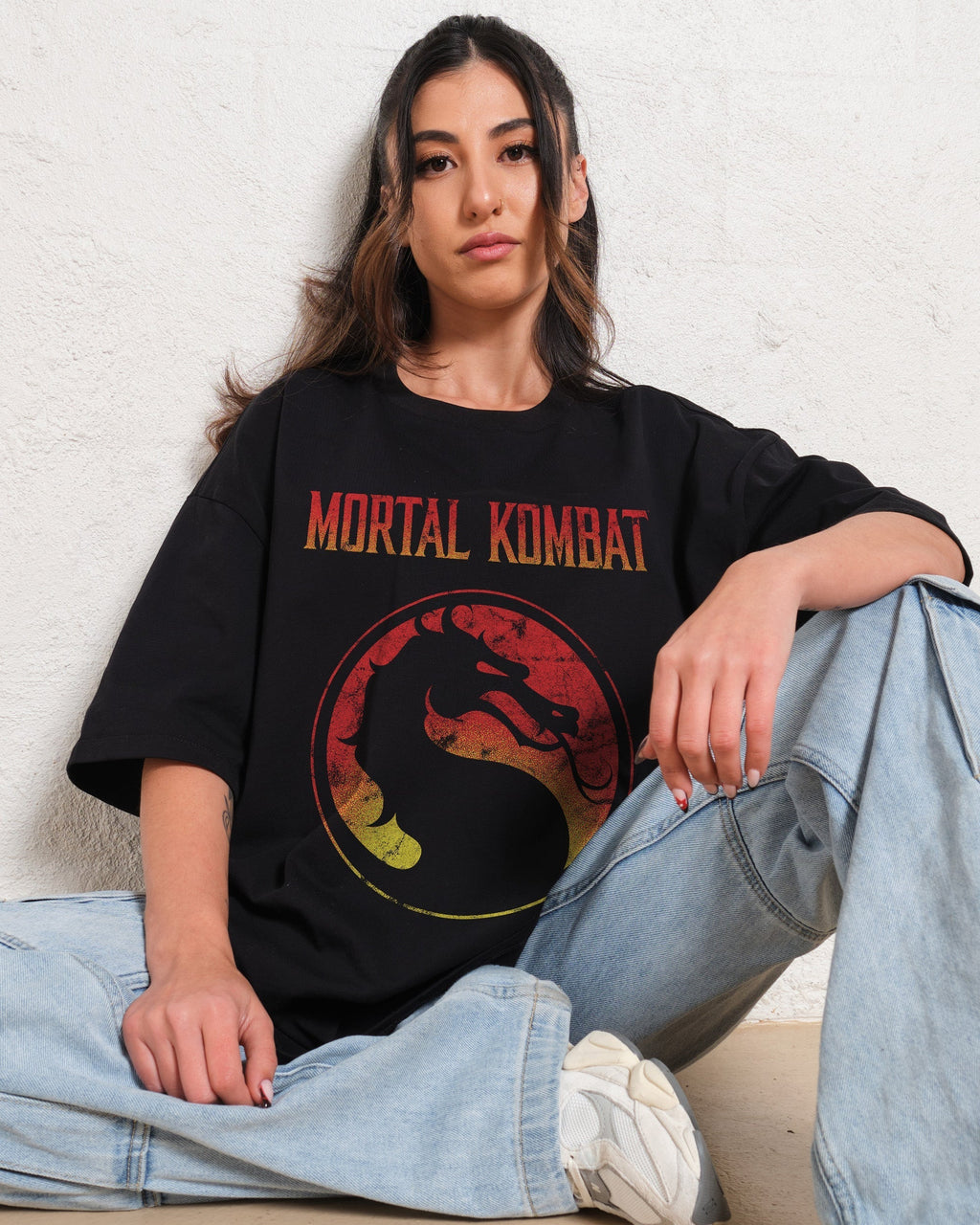 Mortal Kombat Logo Oversized Tee product image 2