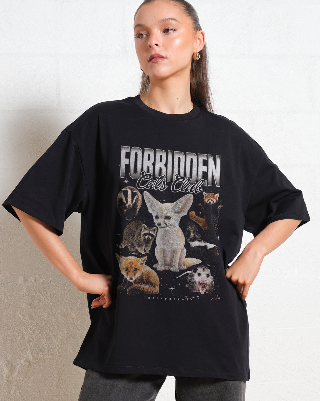 Forbidden Cat Club Oversized Tee product image 2