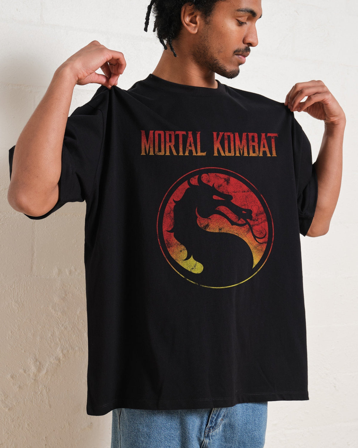 Mortal Kombat Logo Oversized Tee product image 1