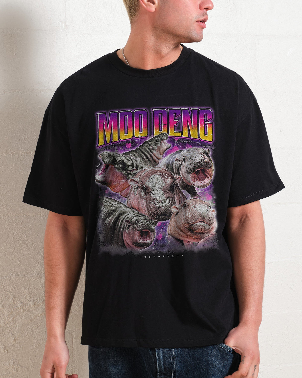 Moo Deng Oversized Tee product image 1