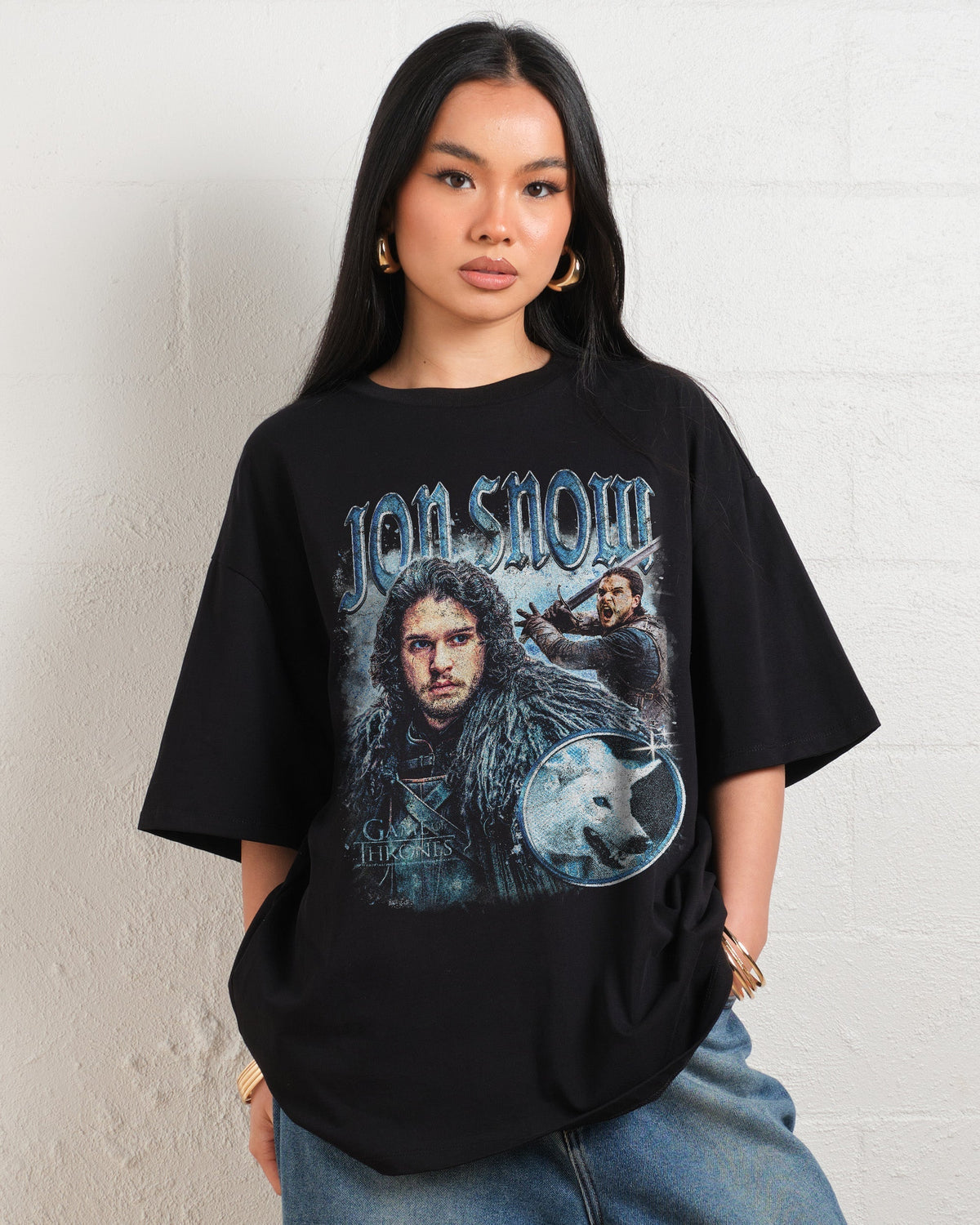 Vintage Jon Snow Oversized Tee product image 1