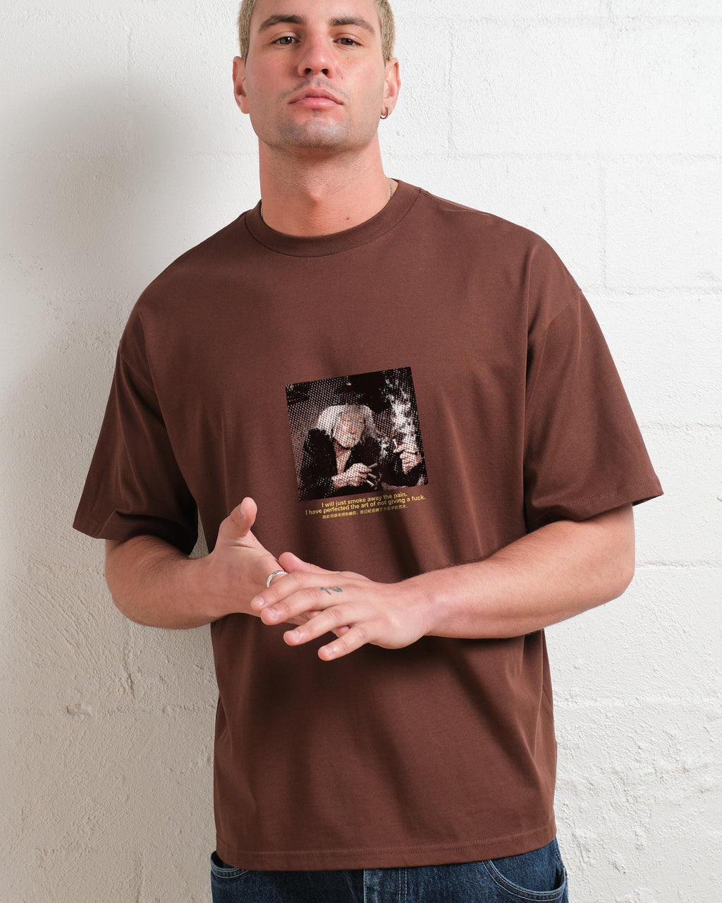 Smoke The Pain Away Oversized Tee product image 3