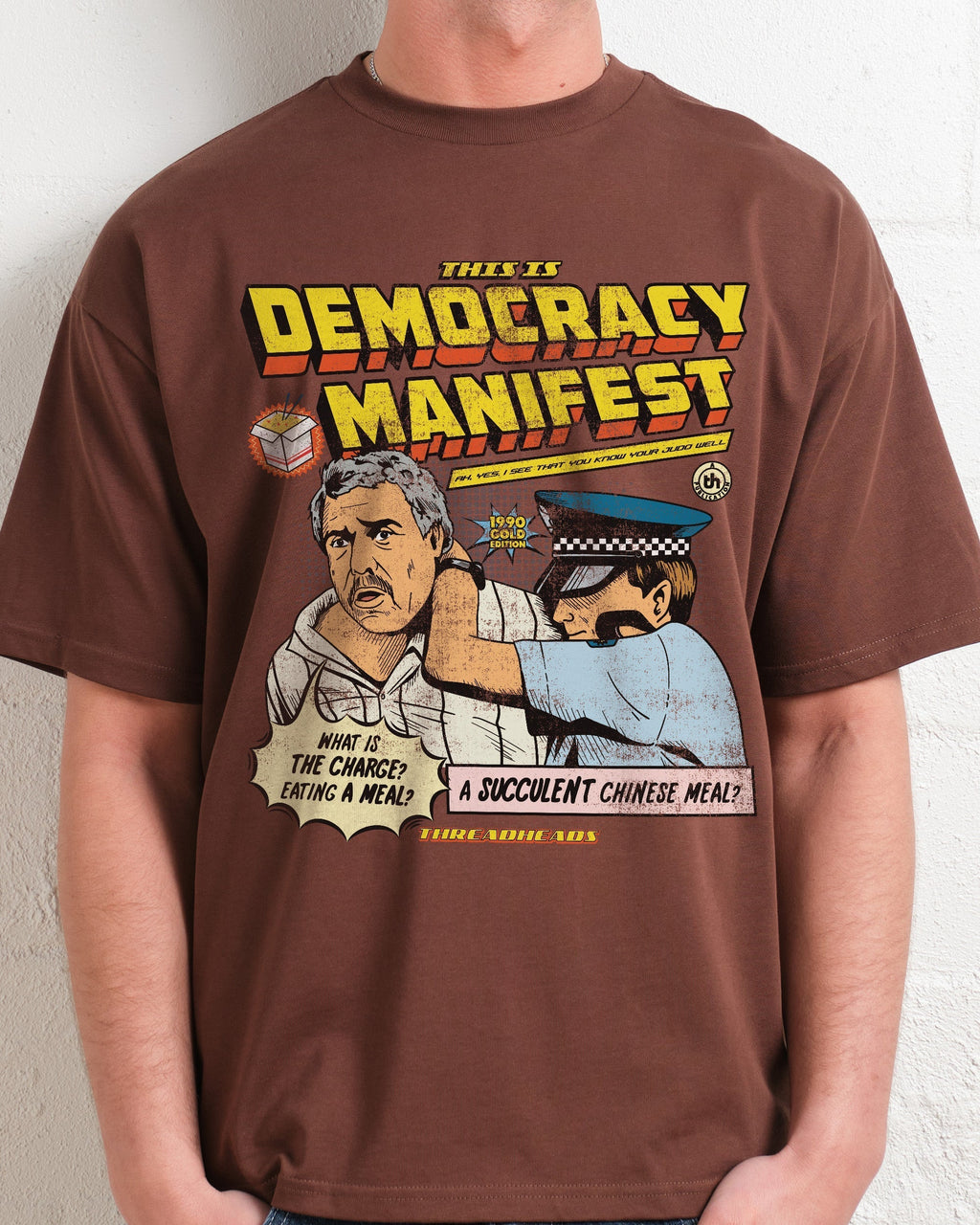 This is Democracy Manifest Oversized Tee product image 5