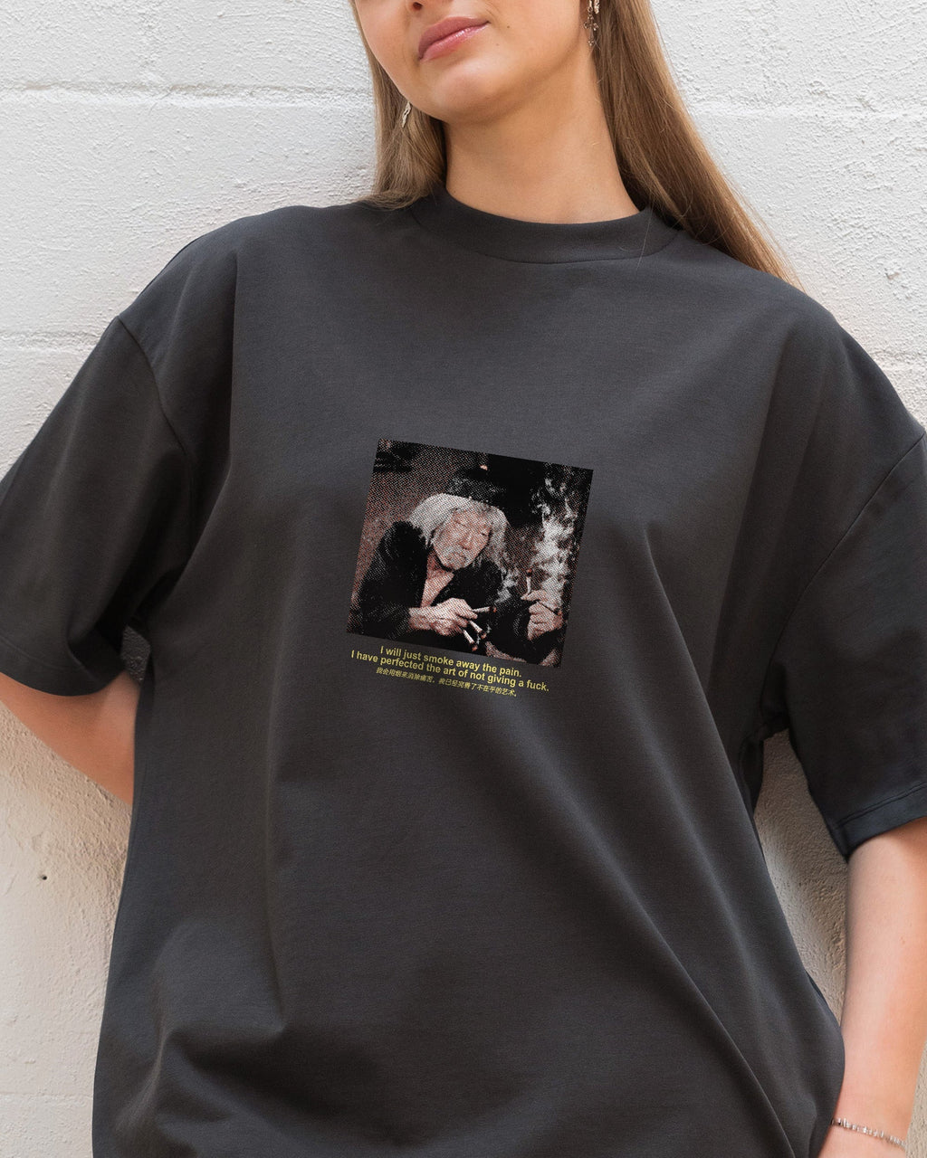 Smoke The Pain Away Oversized Tee product image 2