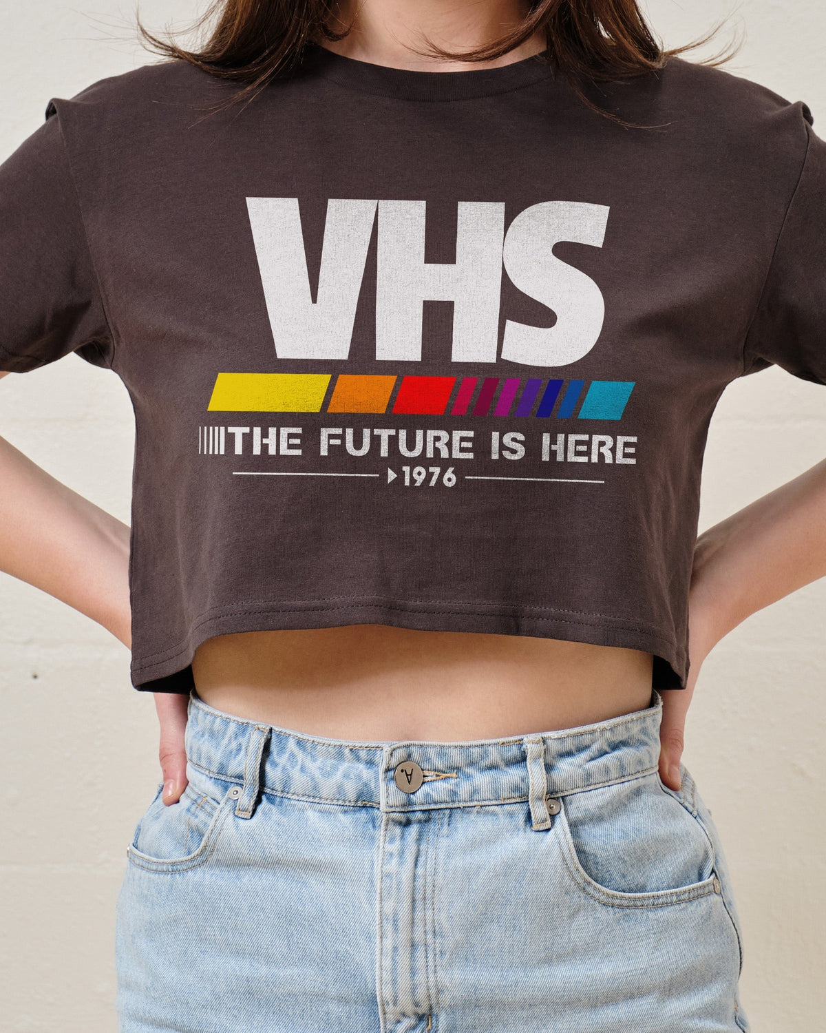 VHS - The Future is Now Crop Tee product image 2