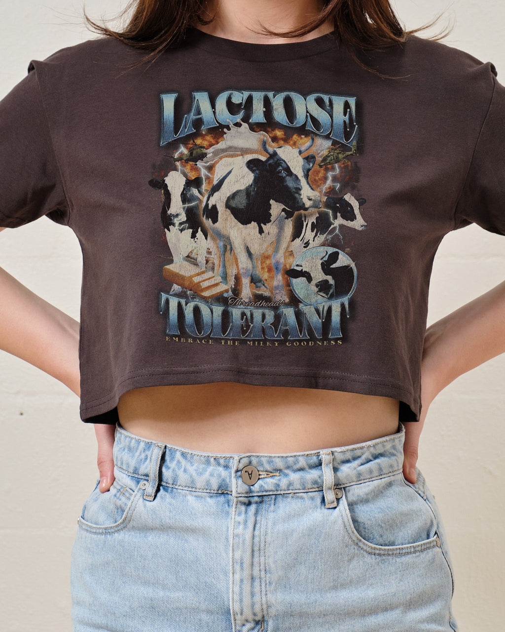 Lactose Tolerant Crop Tee product image 2