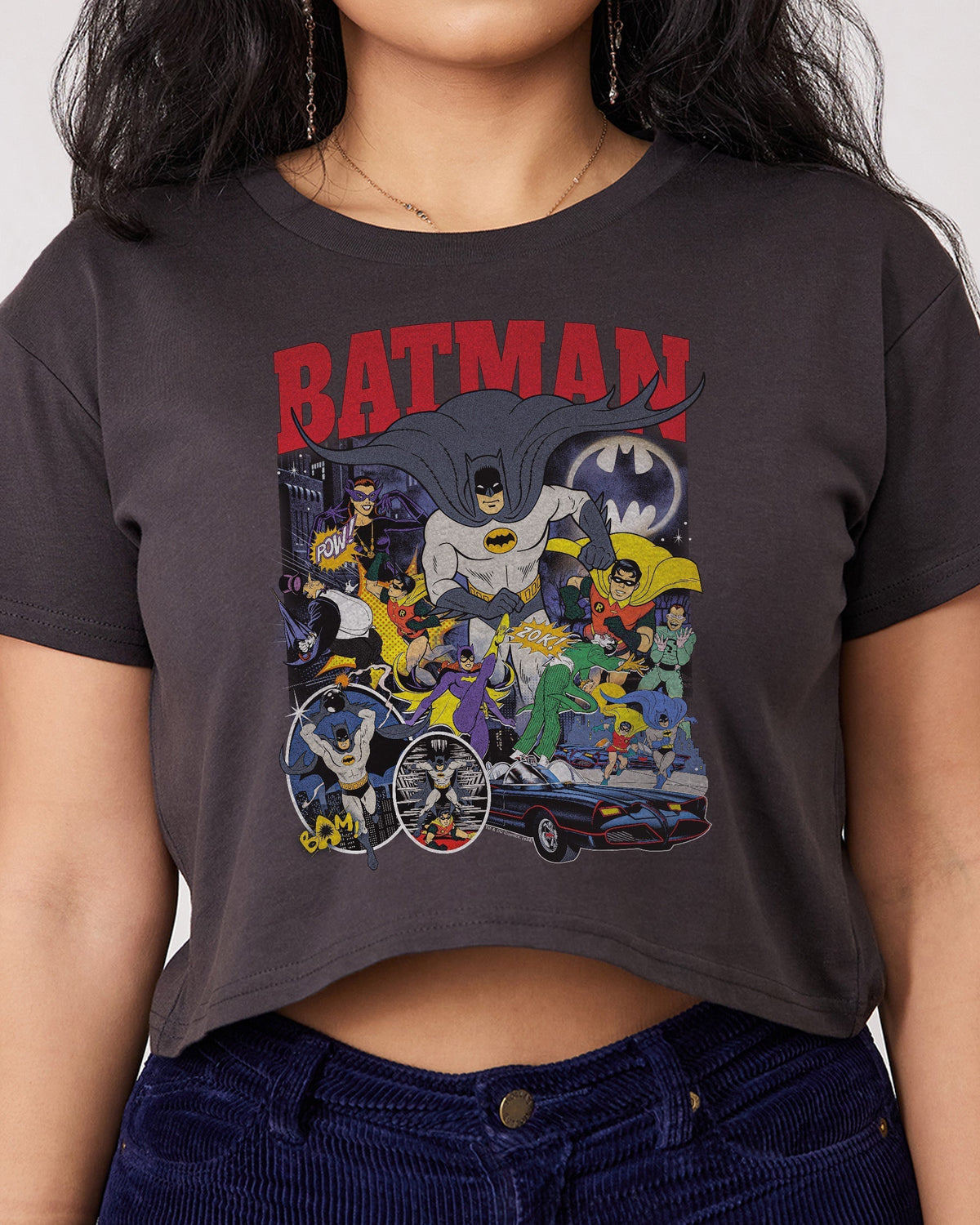 Batman Animated Vintage Crop Tee product image 2