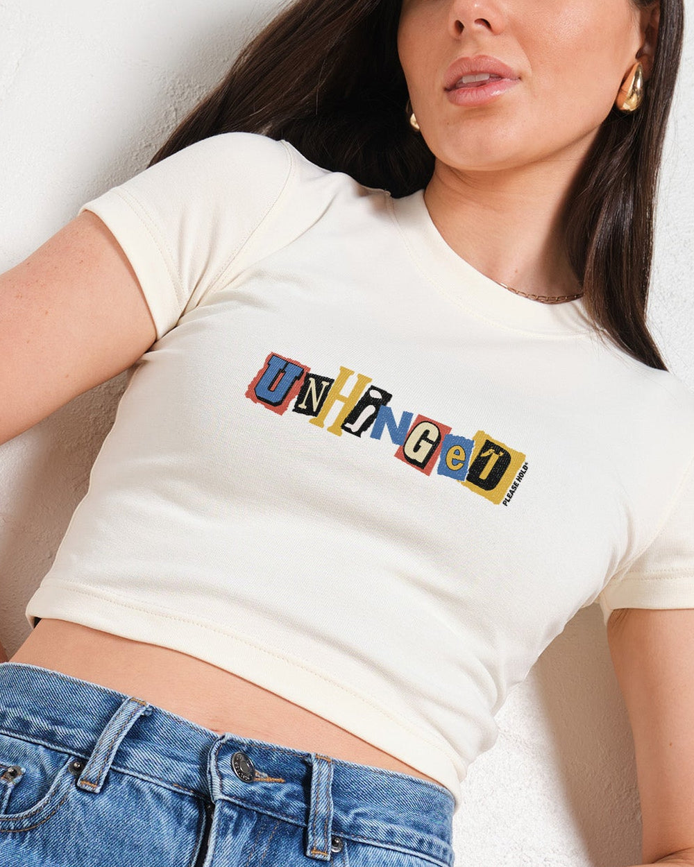 Unhinged Baby Tee product image 1