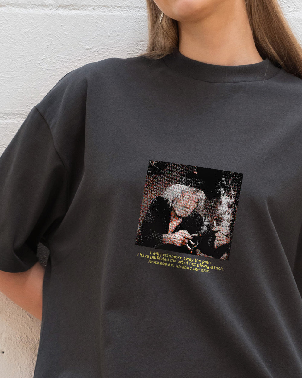 Smoke The Pain Away Oversized Tee product image 1