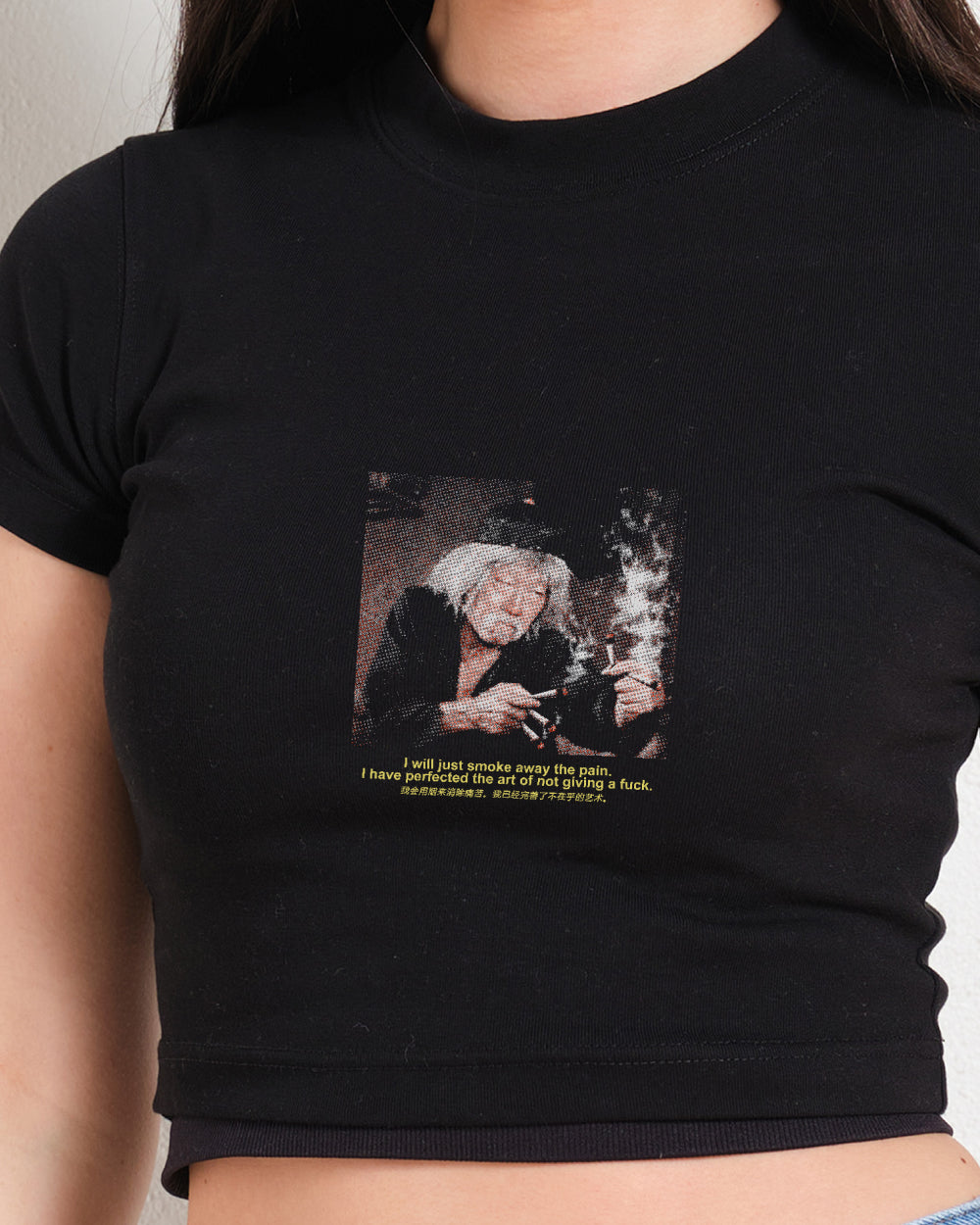 Smoke The Pain Away Baby Tee product image 1