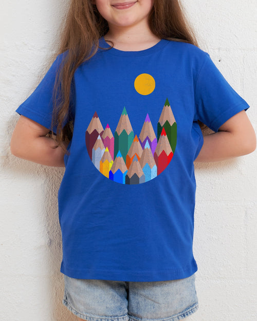 12 Colour Mountains Kids T-Shirt product image 2